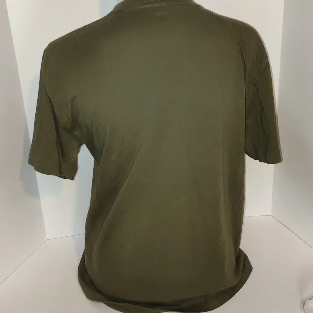 True Religion‎ Jeans Buddha  Green Black  Tee Shirt Size Large